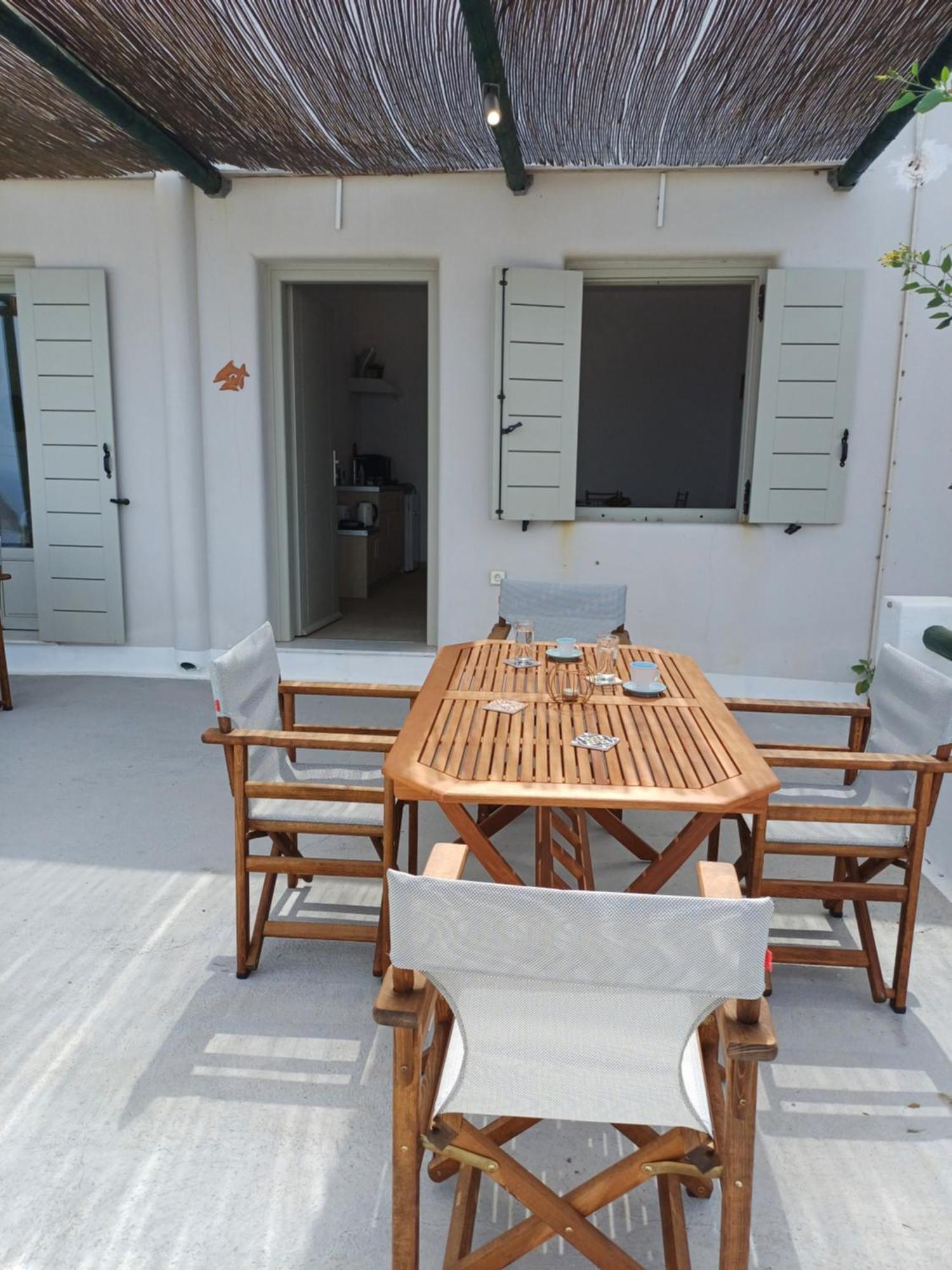 Villa 'Irene' Cycladic House With Sunrise And Sea View! Foinikiá Exterior foto