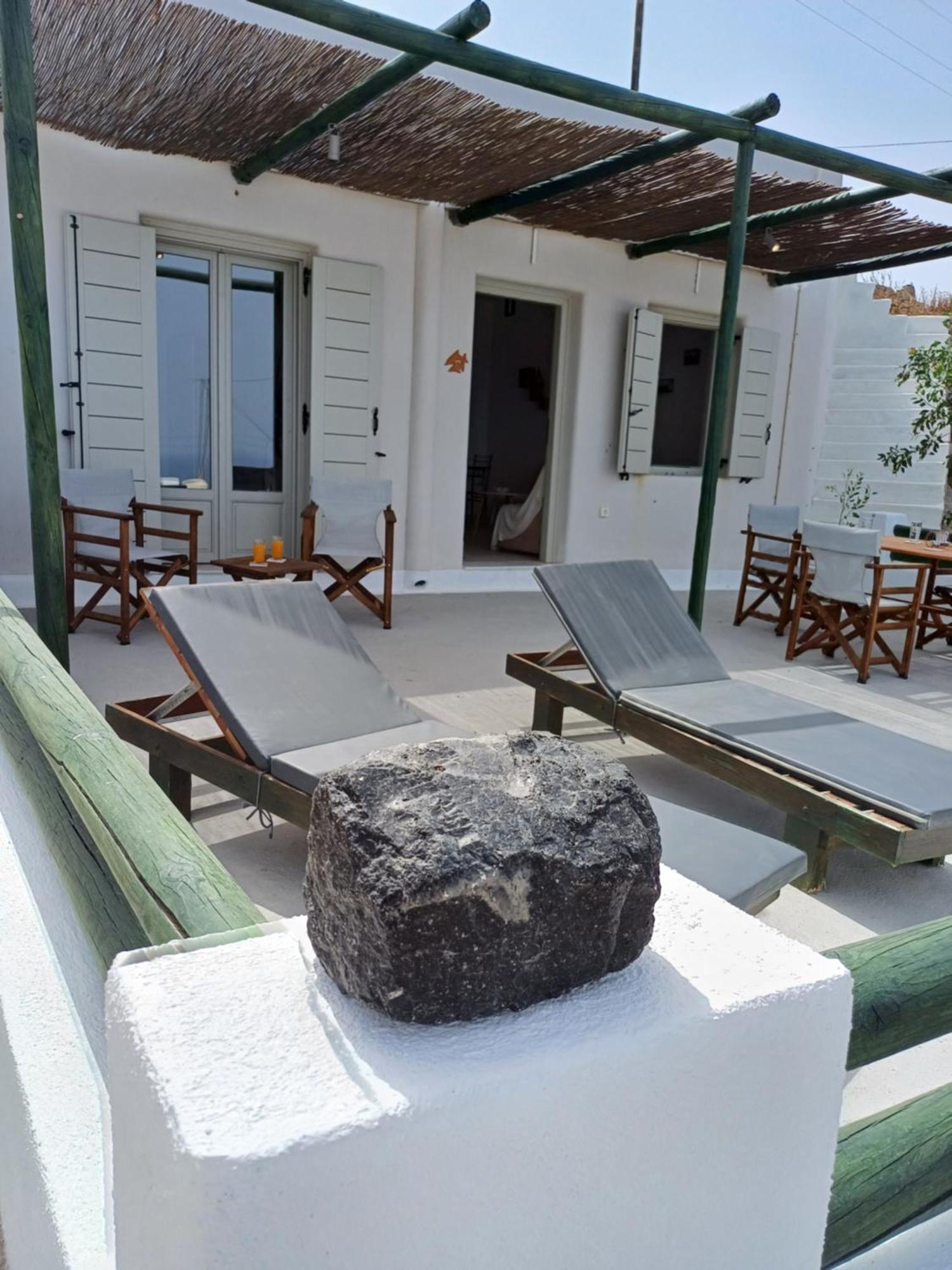 Villa 'Irene' Cycladic House With Sunrise And Sea View! Foinikiá Exterior foto